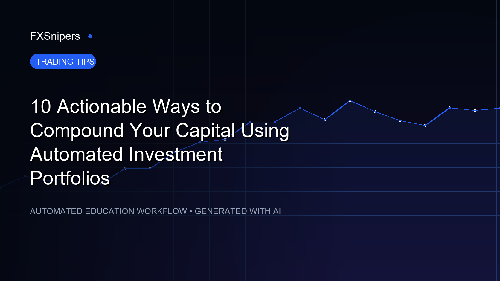 10 Actionable Ways to Compound Your Capital Using Automated Investment Portfolios