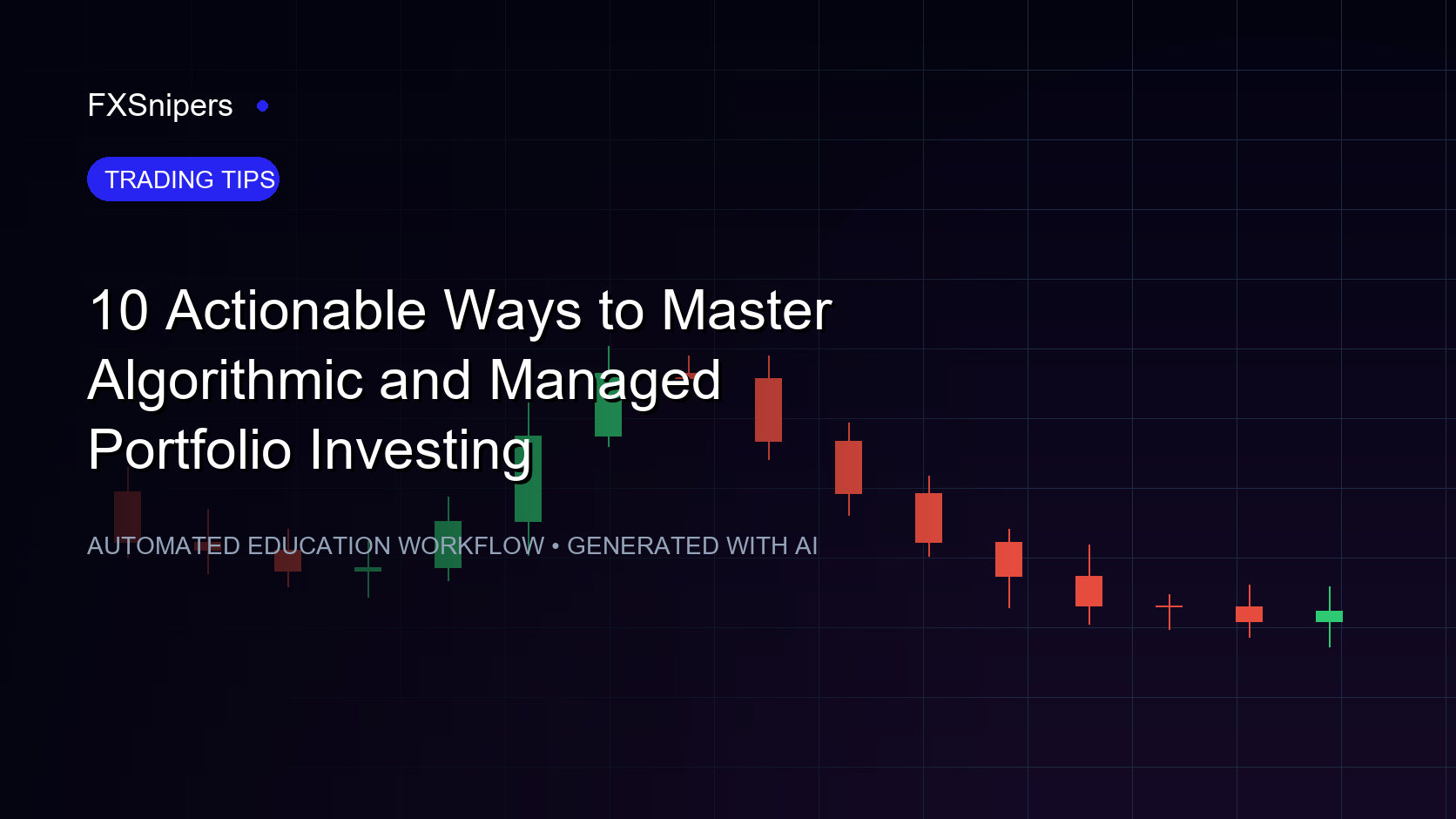 10 Actionable Ways to Master Algorithmic and Managed Portfolio Investing