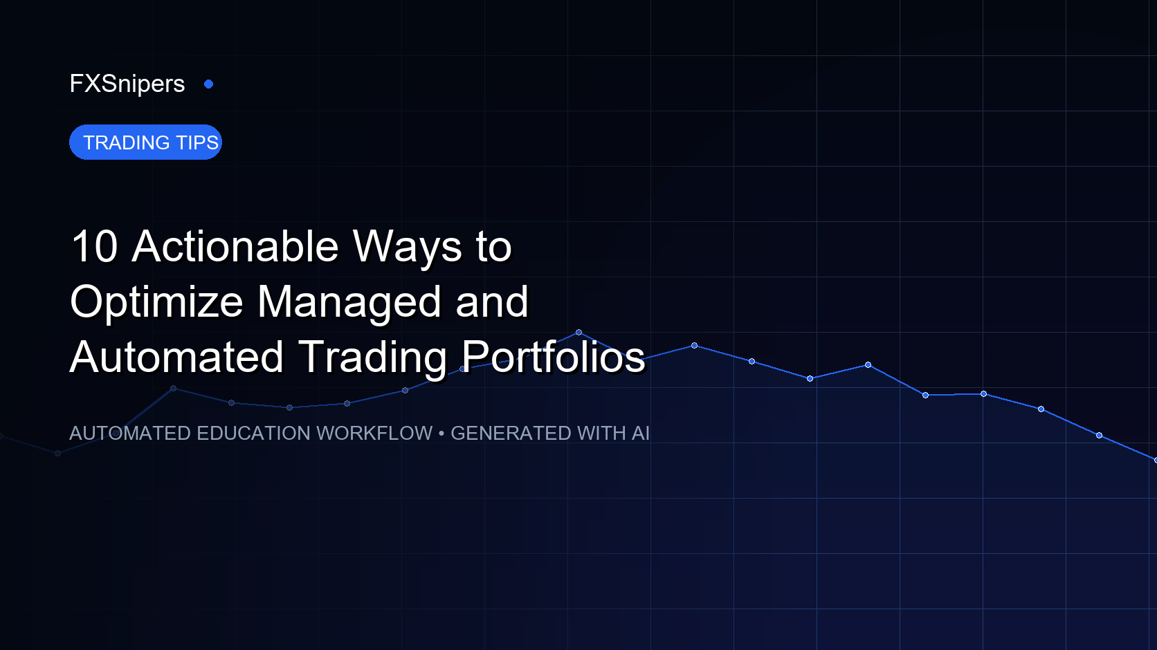 10 Actionable Ways to Optimize Managed and Automated Trading Portfolios