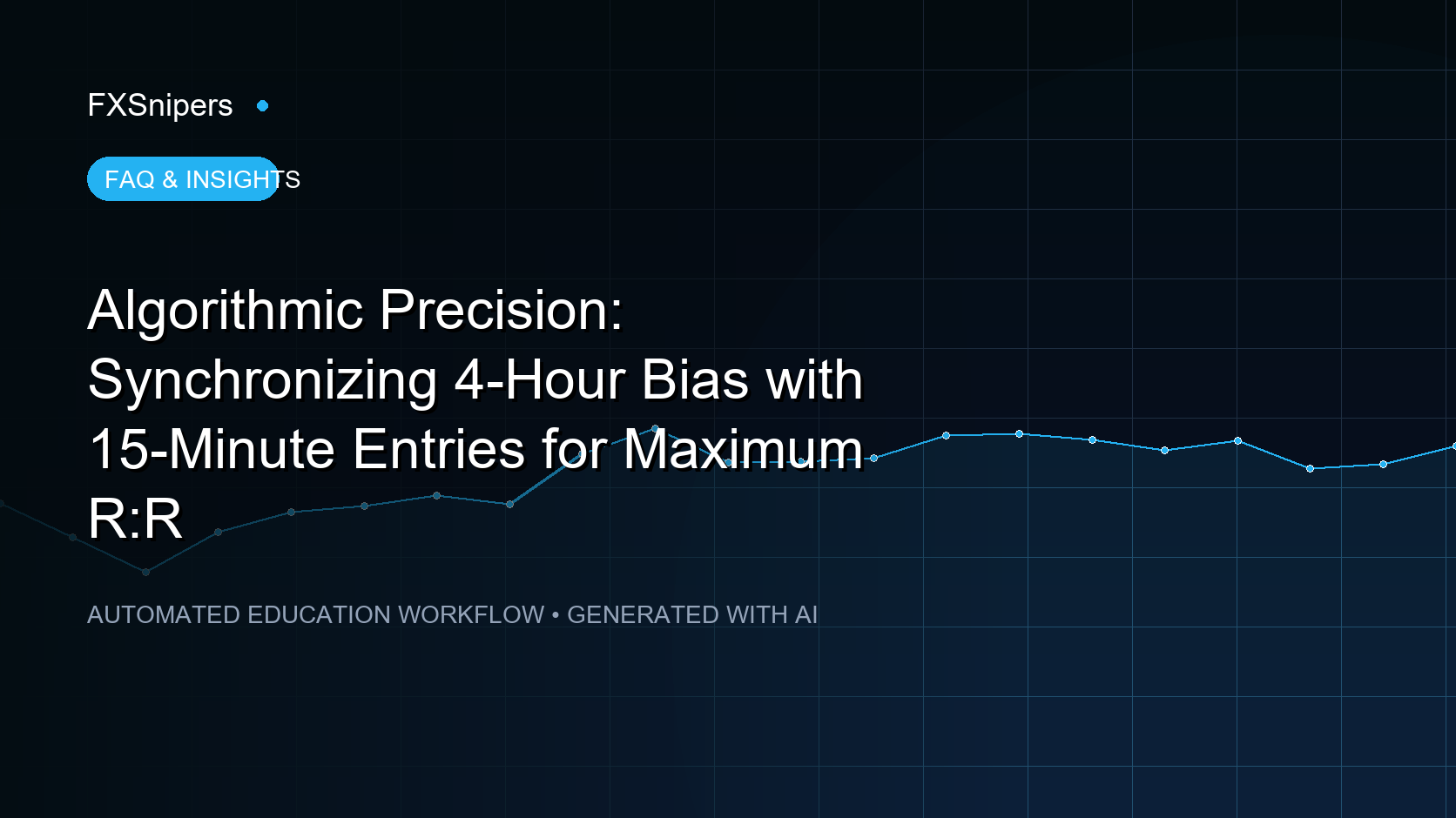 Algorithmic Precision: Synchronizing 4-Hour Bias with 15-Minute Entries for Maximum R:R