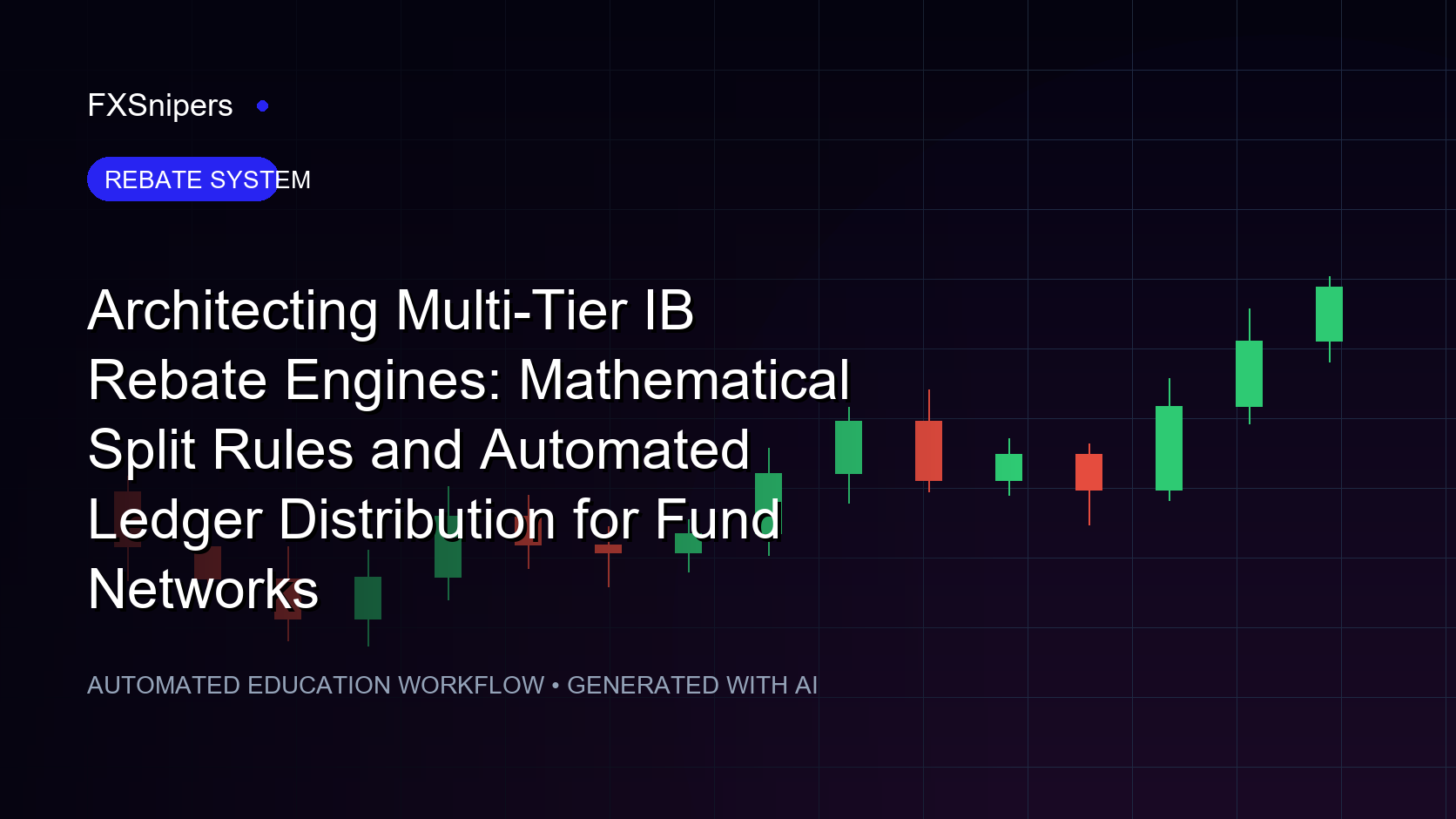 Architecting Multi-Tier IB Rebate Engines: Mathematical Split Rules and Automated Ledger Distribution for Fund Networks