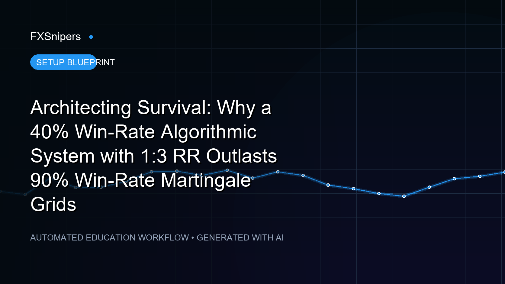 Architecting Survival: Why a 40% Win-Rate Algorithmic System with 1:3 RR Outlasts 90% Win-Rate Martingale Grids