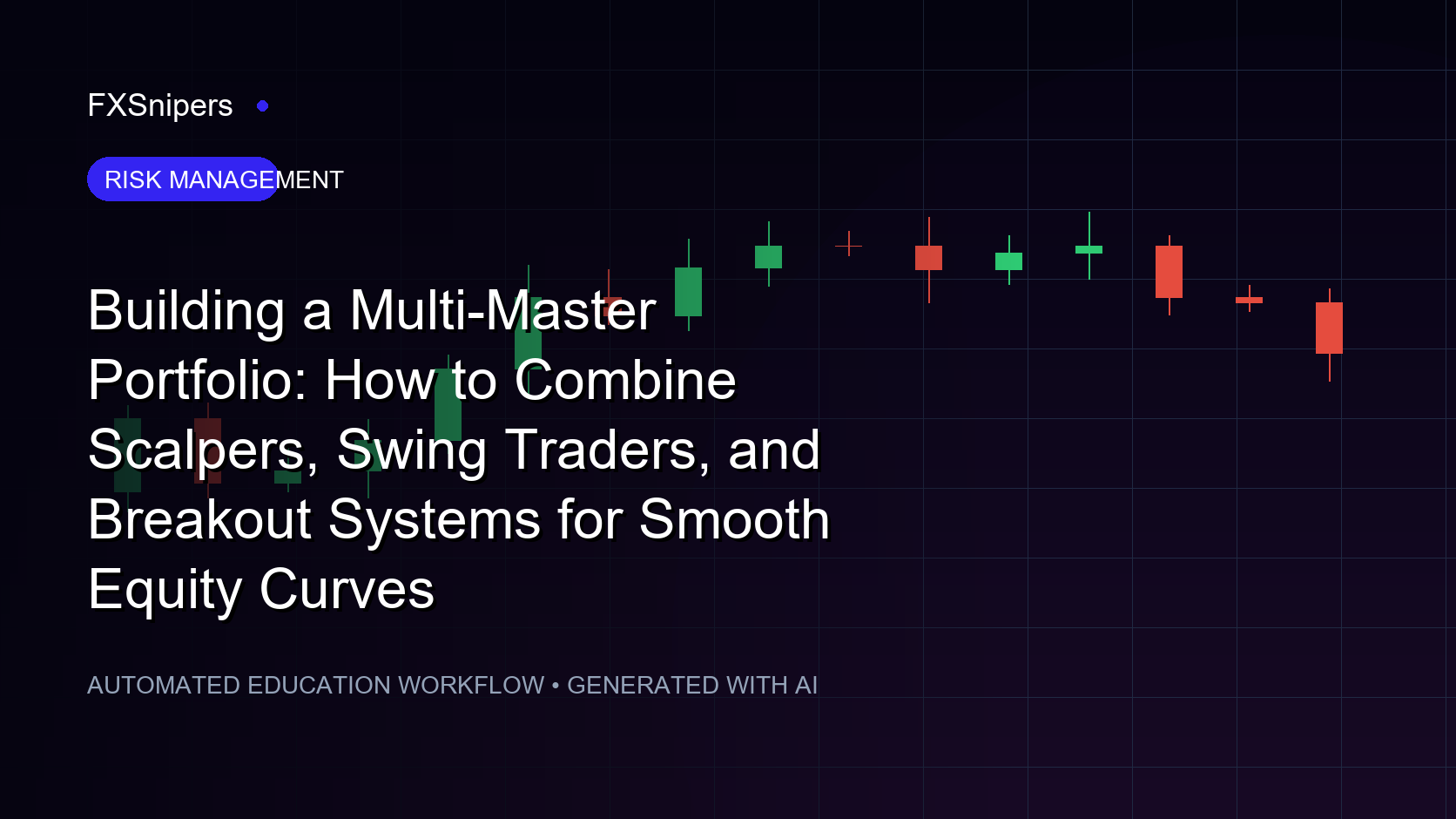 Building a Multi-Master Portfolio: How to Combine Scalpers, Swing Traders, and Breakout Systems for Smooth Equity Curves