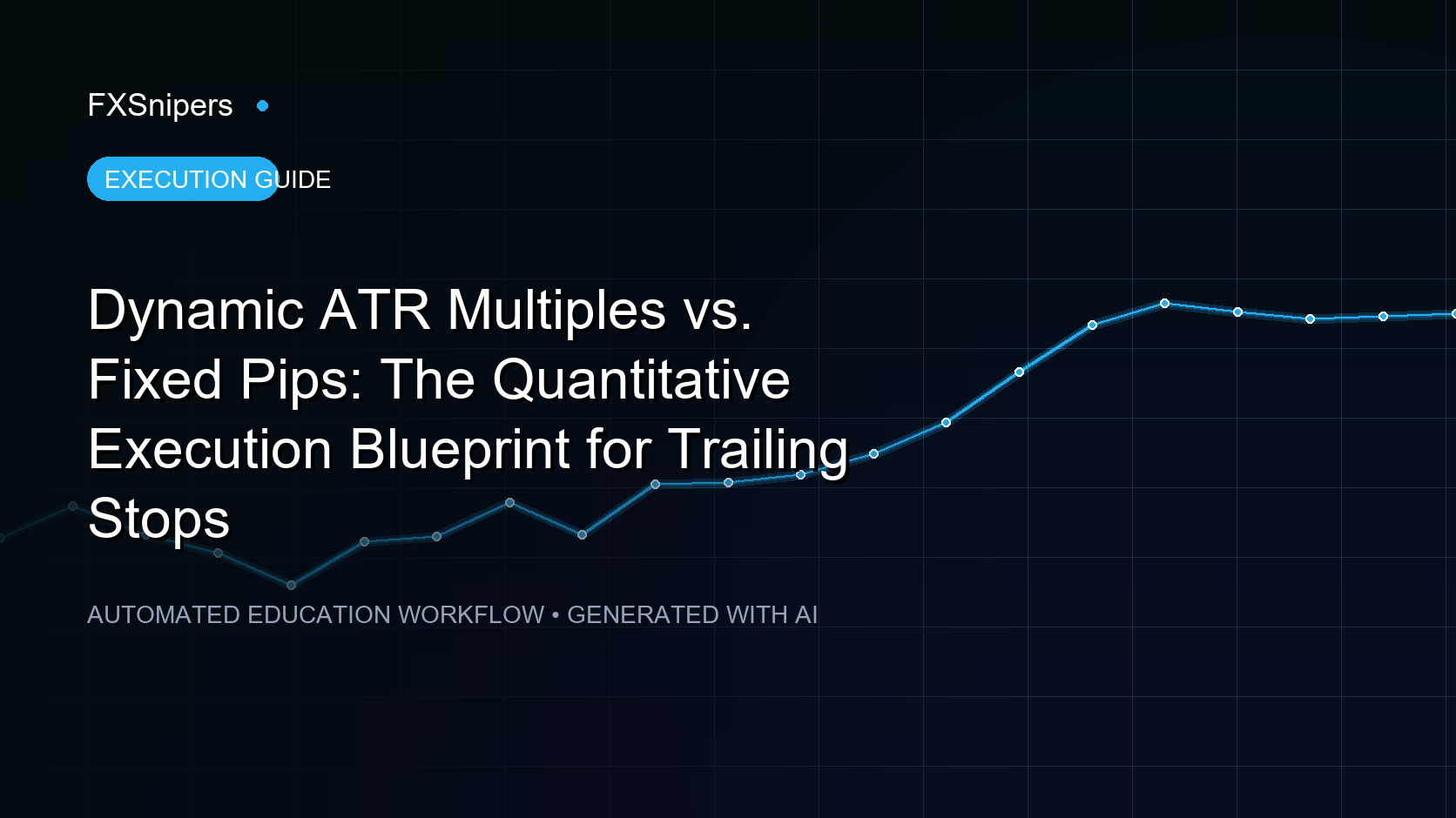 Dynamic ATR Multiples vs. Fixed Pips: The Quantitative Execution Blueprint for Trailing Stops
