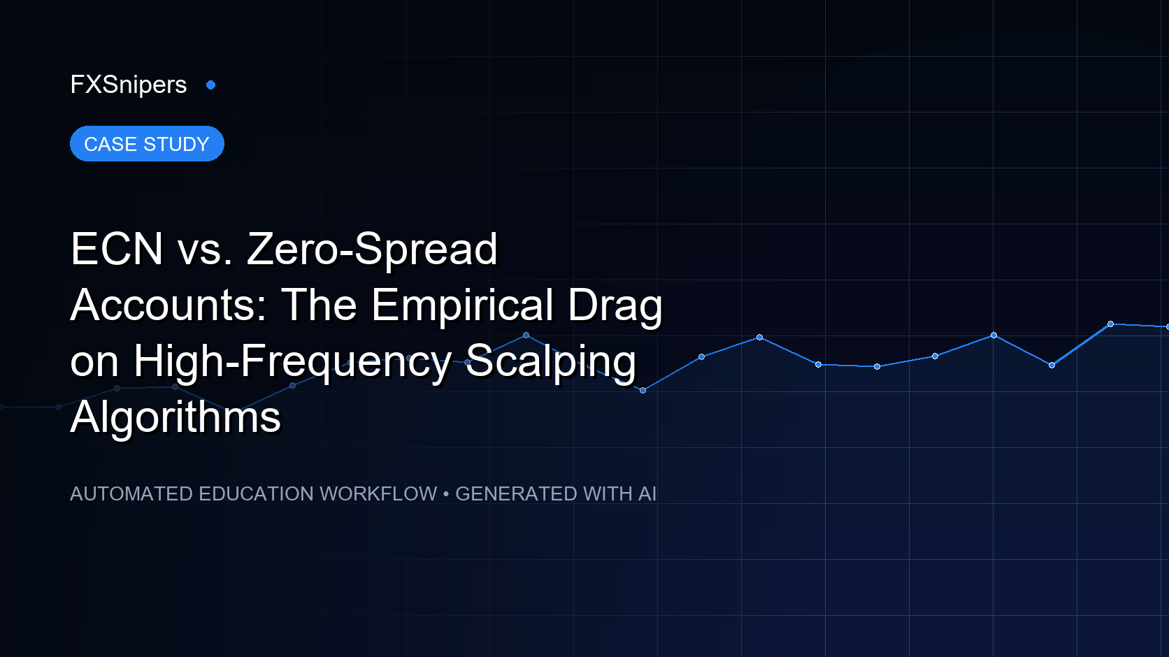 ECN vs. Zero-Spread Accounts: The Empirical Drag on High-Frequency Scalping Algorithms