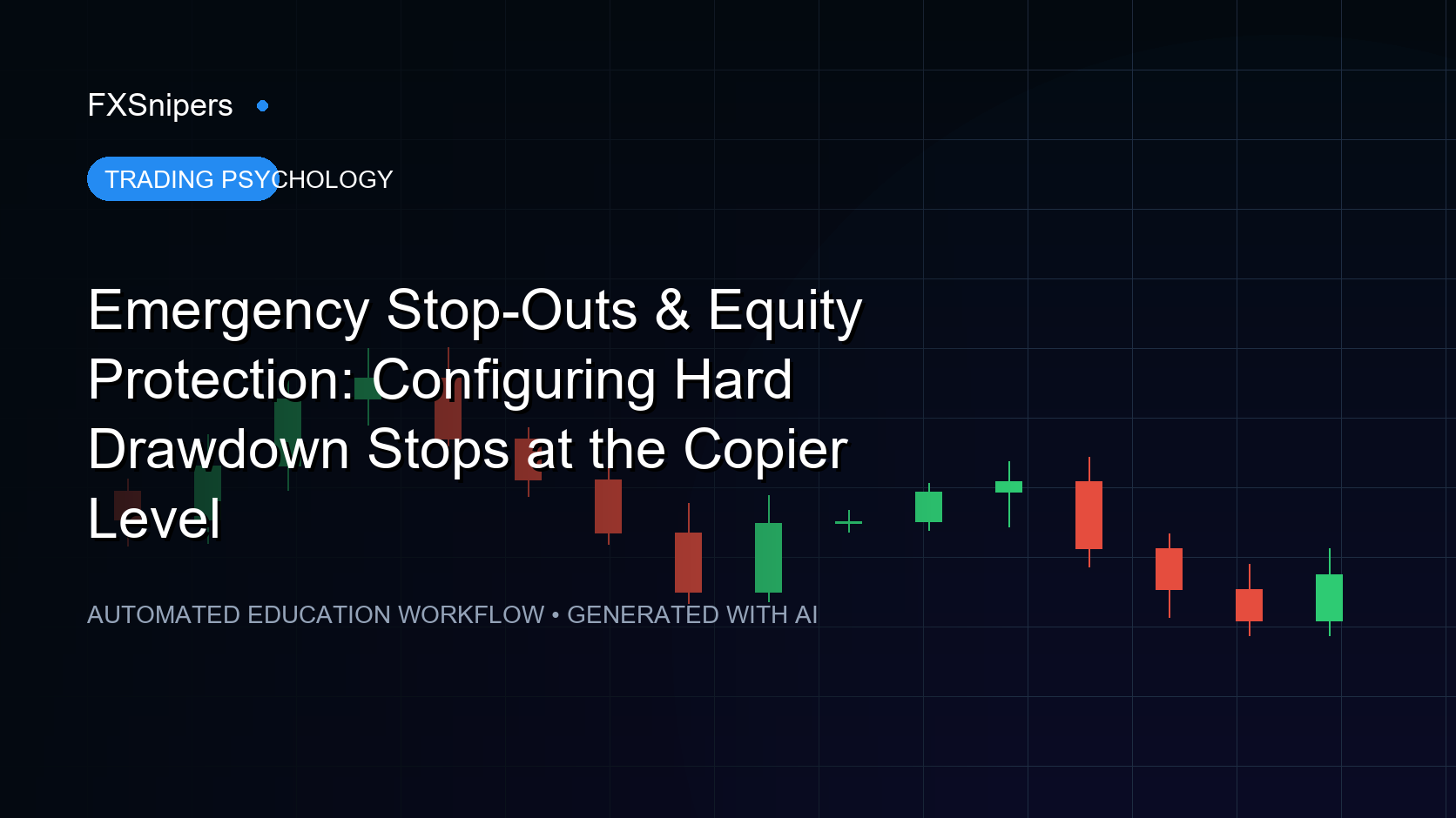 Emergency Stop-Outs & Equity Protection: Configuring Hard Drawdown Stops at the Copier Level