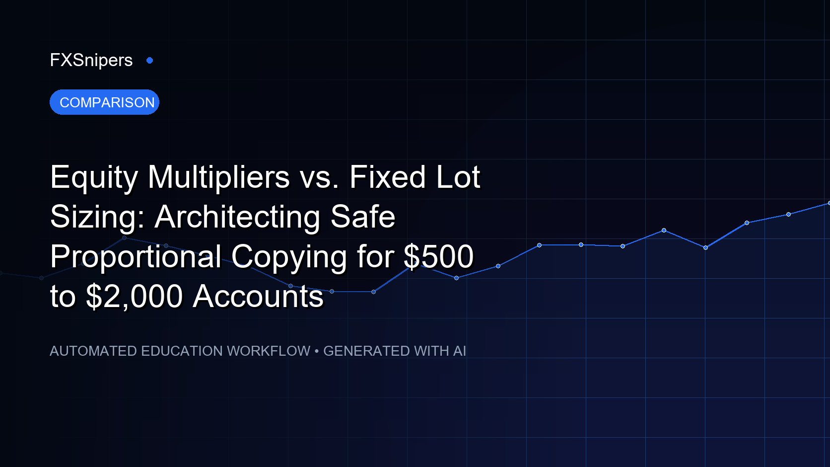 Equity Multipliers vs. Fixed Lot Sizing: Architecting Safe Proportional Copying for $500 to $2,000 Accounts