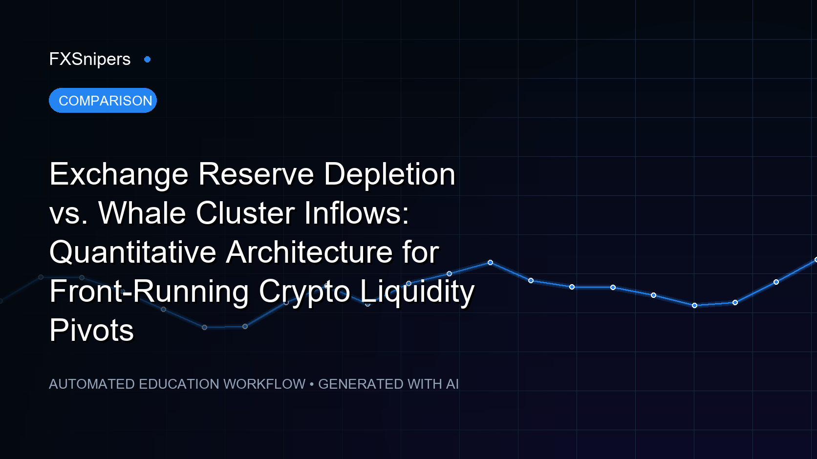 Exchange Reserve Depletion vs. Whale Cluster Inflows: Quantitative Architecture for Front-Running Crypto Liquidity Pivots