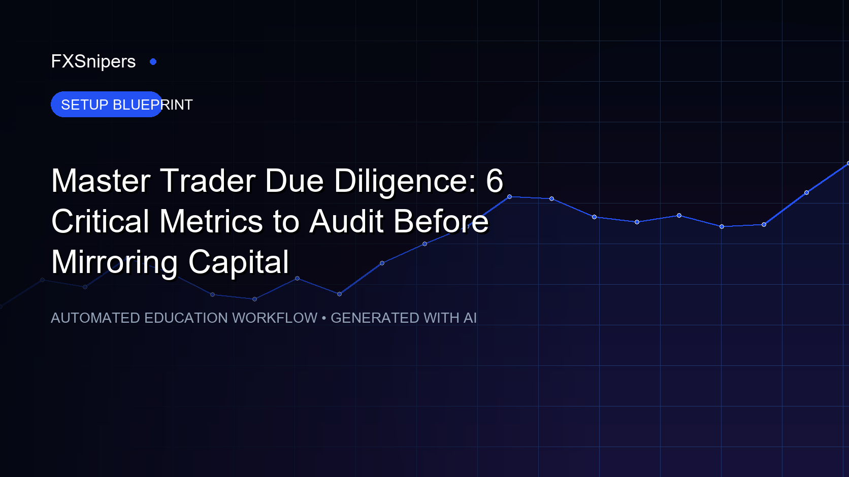 Master Trader Due Diligence: 6 Critical Metrics to Audit Before Mirroring Capital
