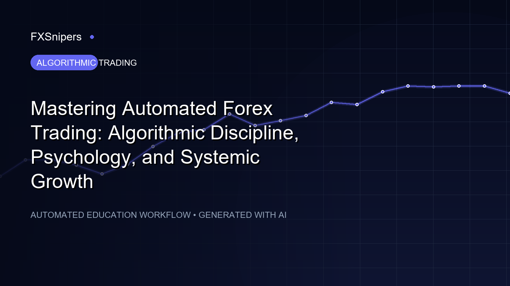 Mastering Automated Forex Trading: Algorithmic Discipline, Psychology, and Systemic Growth