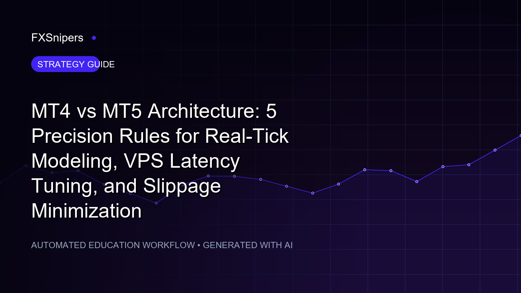 MT4 vs MT5 Architecture: 5 Precision Rules for Real-Tick Modeling, VPS Latency Tuning, and Slippage Minimization