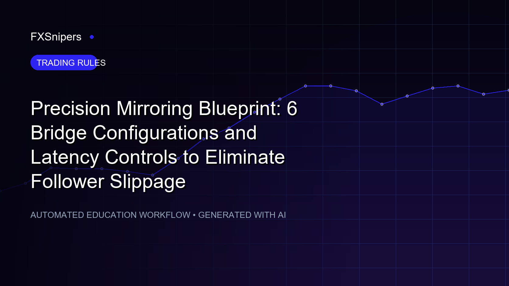 Precision Mirroring Blueprint: 6 Bridge Configurations and Latency Controls to Eliminate Follower Slippage
