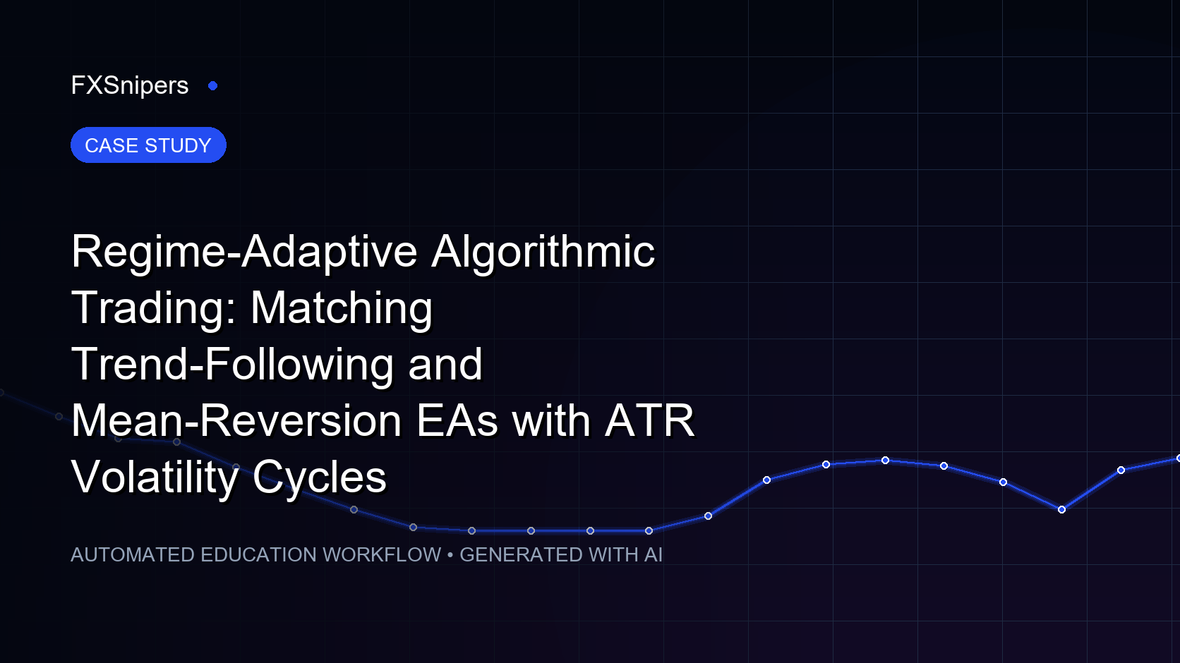 Regime-Adaptive Algorithmic Trading: Matching Trend-Following and Mean-Reversion EAs with ATR Volatility Cycles