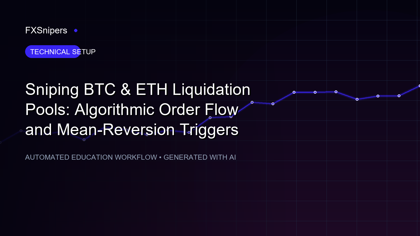 Sniping BTC & ETH Liquidation Pools: Algorithmic Order Flow and Mean-Reversion Triggers