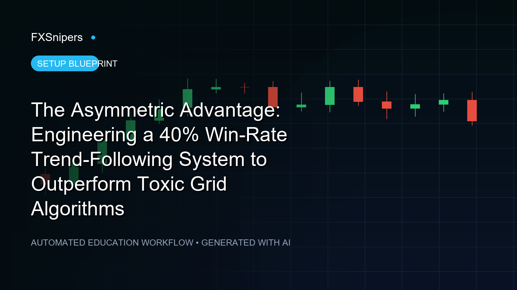 The Asymmetric Advantage: Engineering a 40% Win-Rate Trend-Following System to Outperform Toxic Grid Algorithms