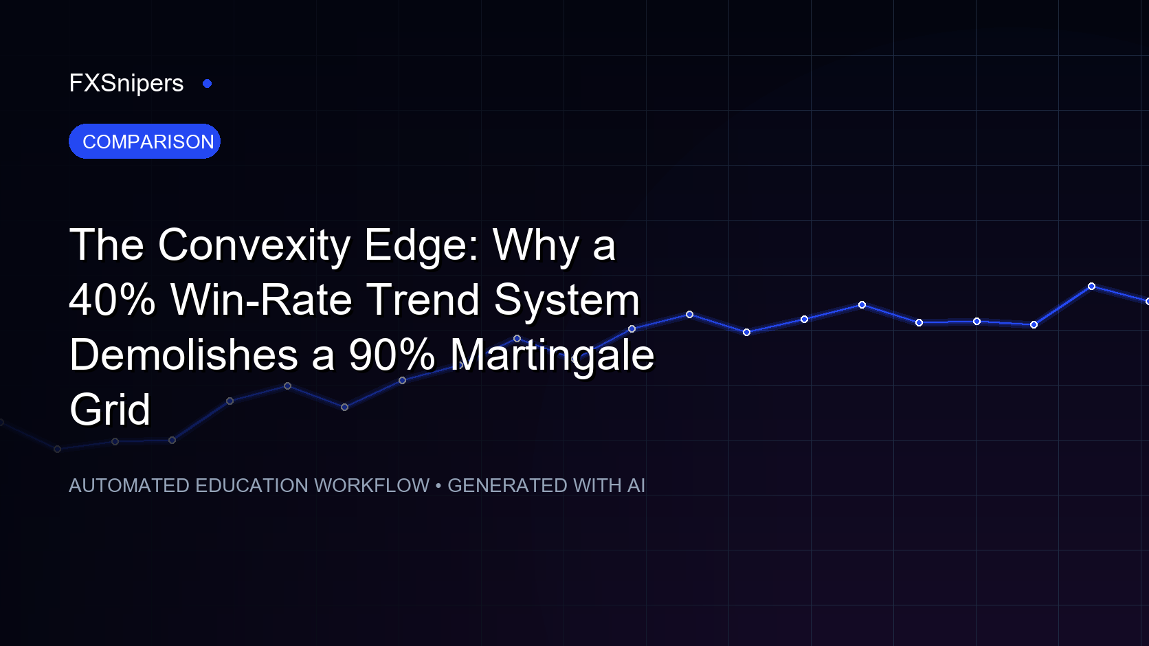 The Convexity Edge: Why a 40% Win-Rate Trend System Demolishes a 90% Martingale Grid