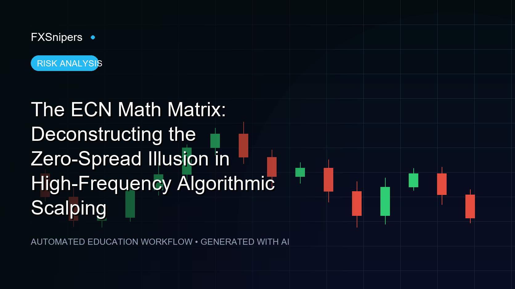 The ECN Math Matrix: Deconstructing the Zero-Spread Illusion in High-Frequency Algorithmic Scalping