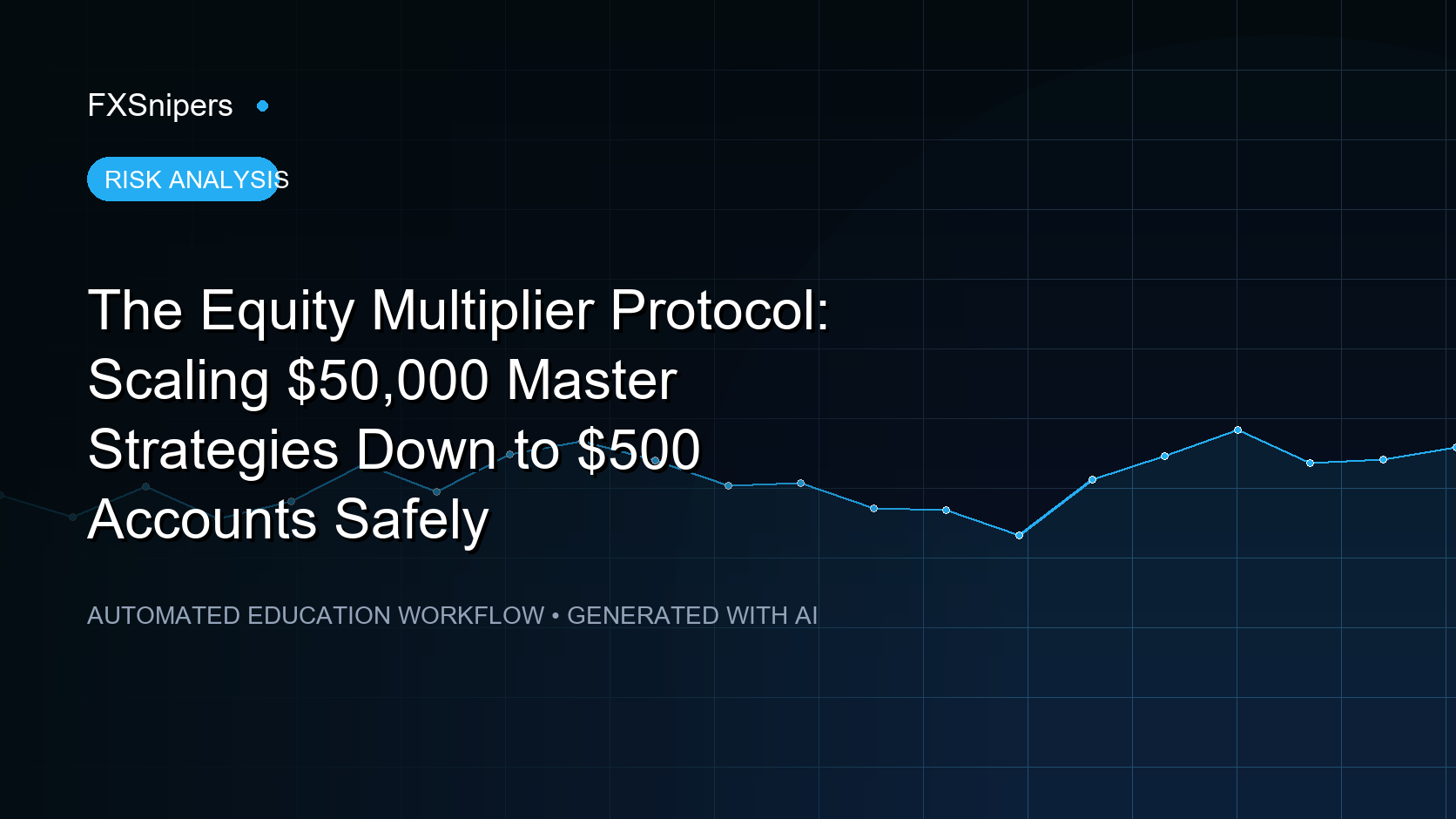 The Equity Multiplier Protocol: Scaling $50,000 Master Strategies Down to $500 Accounts Safely