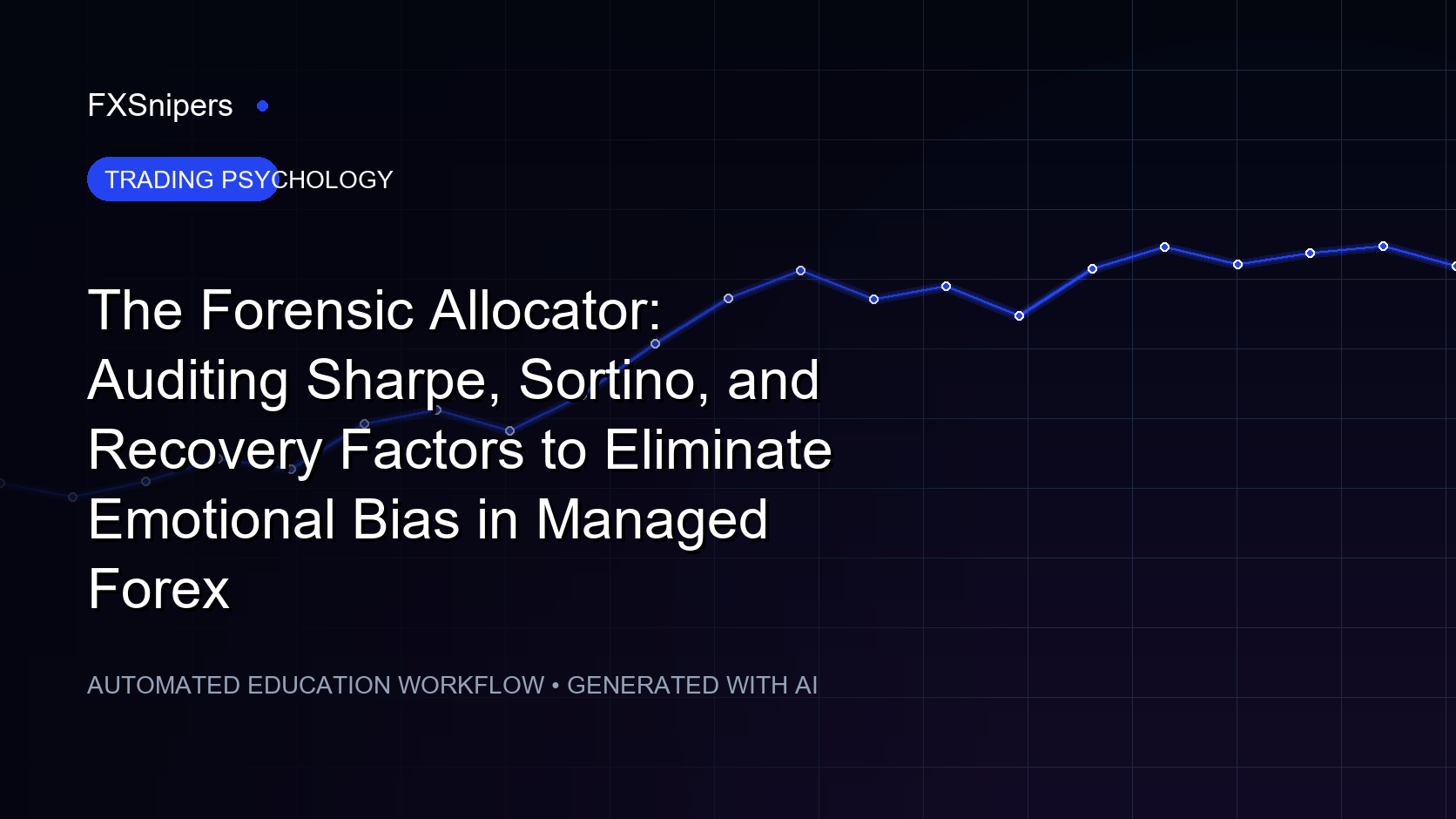 The Forensic Allocator: Auditing Sharpe, Sortino, and Recovery Factors to Eliminate Emotional Bias in Managed Forex