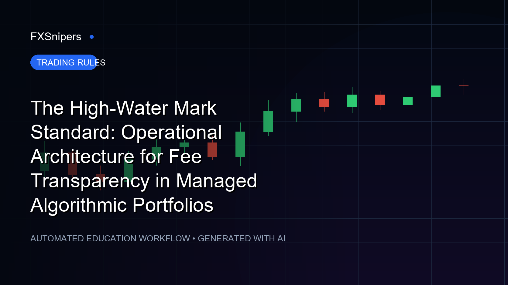 The High-Water Mark Standard: Operational Architecture for Fee Transparency in Managed Algorithmic Portfolios