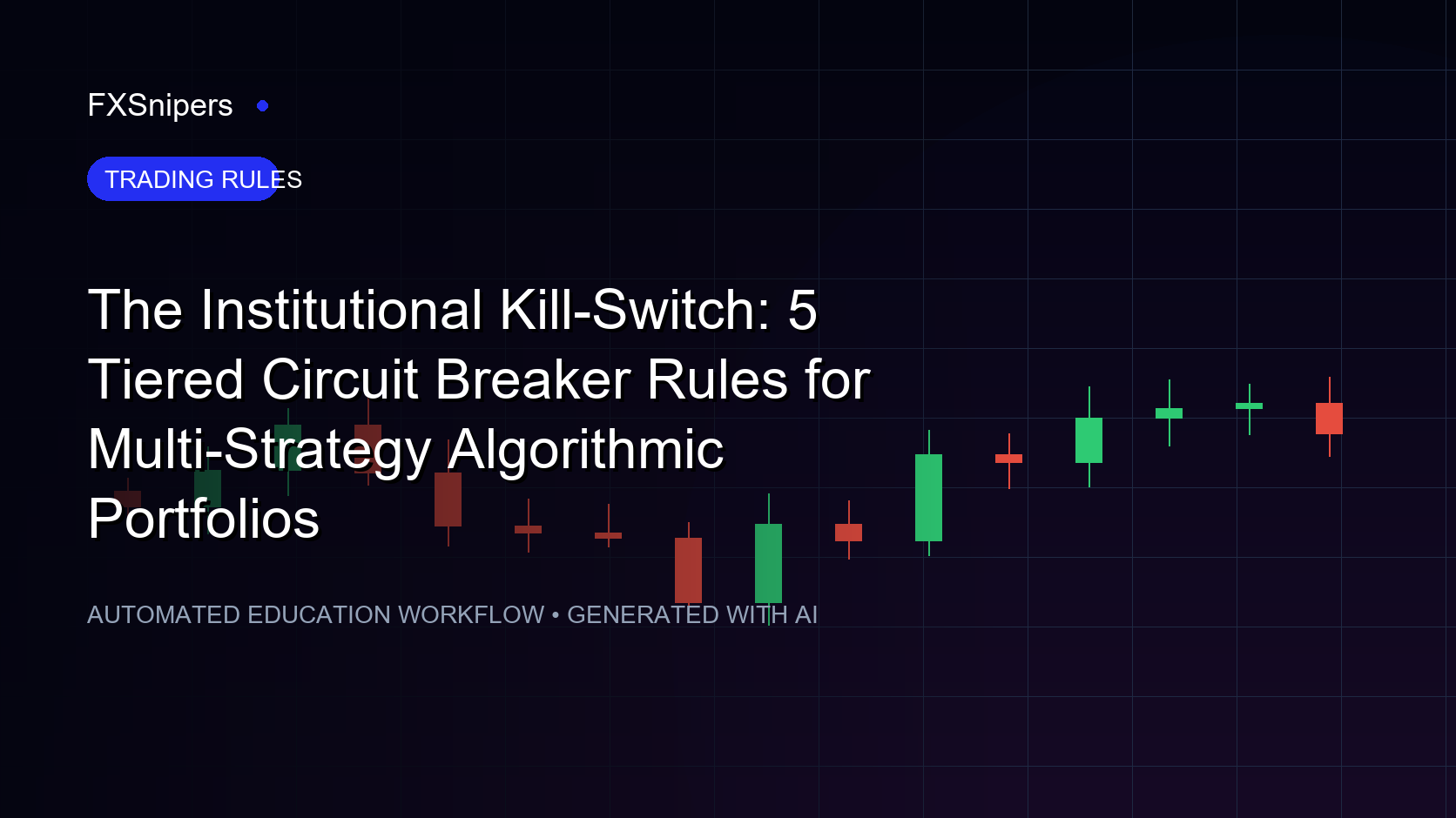 The Institutional Kill-Switch: 5 Tiered Circuit Breaker Rules for Multi-Strategy Algorithmic Portfolios