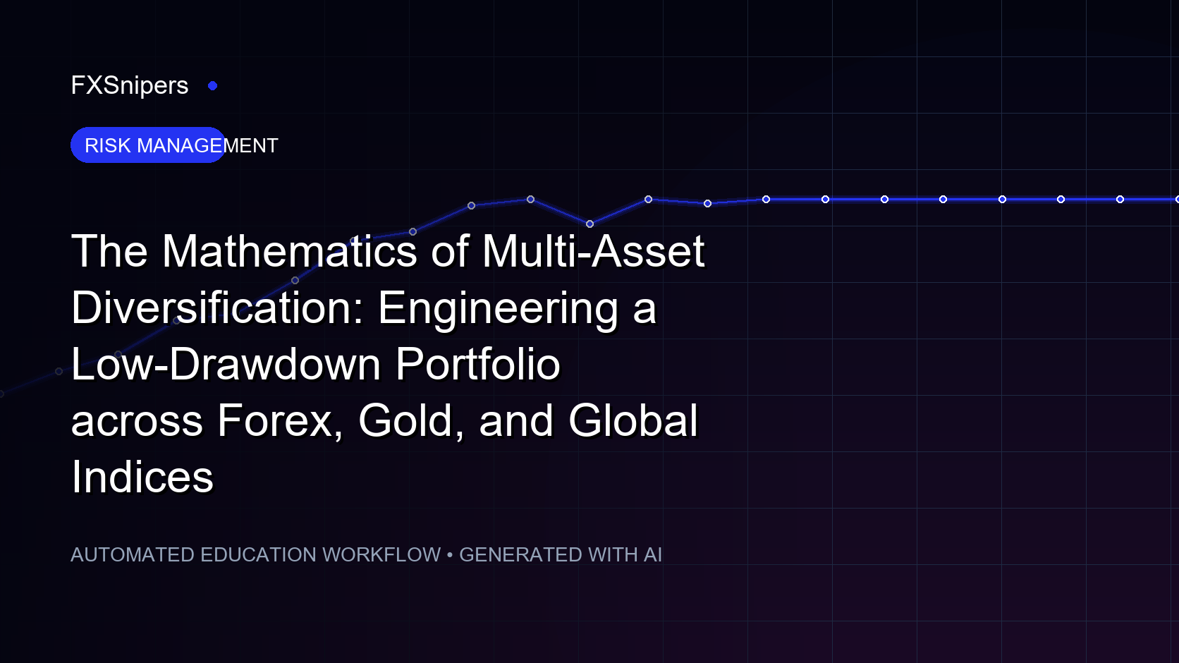 The Mathematics of Multi-Asset Diversification: Engineering a Low-Drawdown Portfolio across Forex, Gold, and Global Indices
