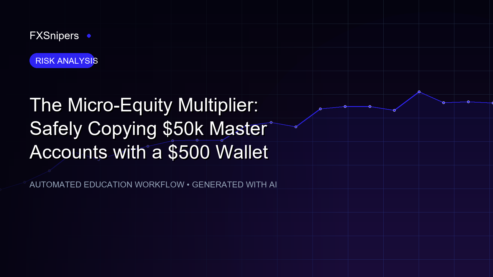 The Micro-Equity Multiplier: Safely Copying $50k Master Accounts with a $500 Wallet
