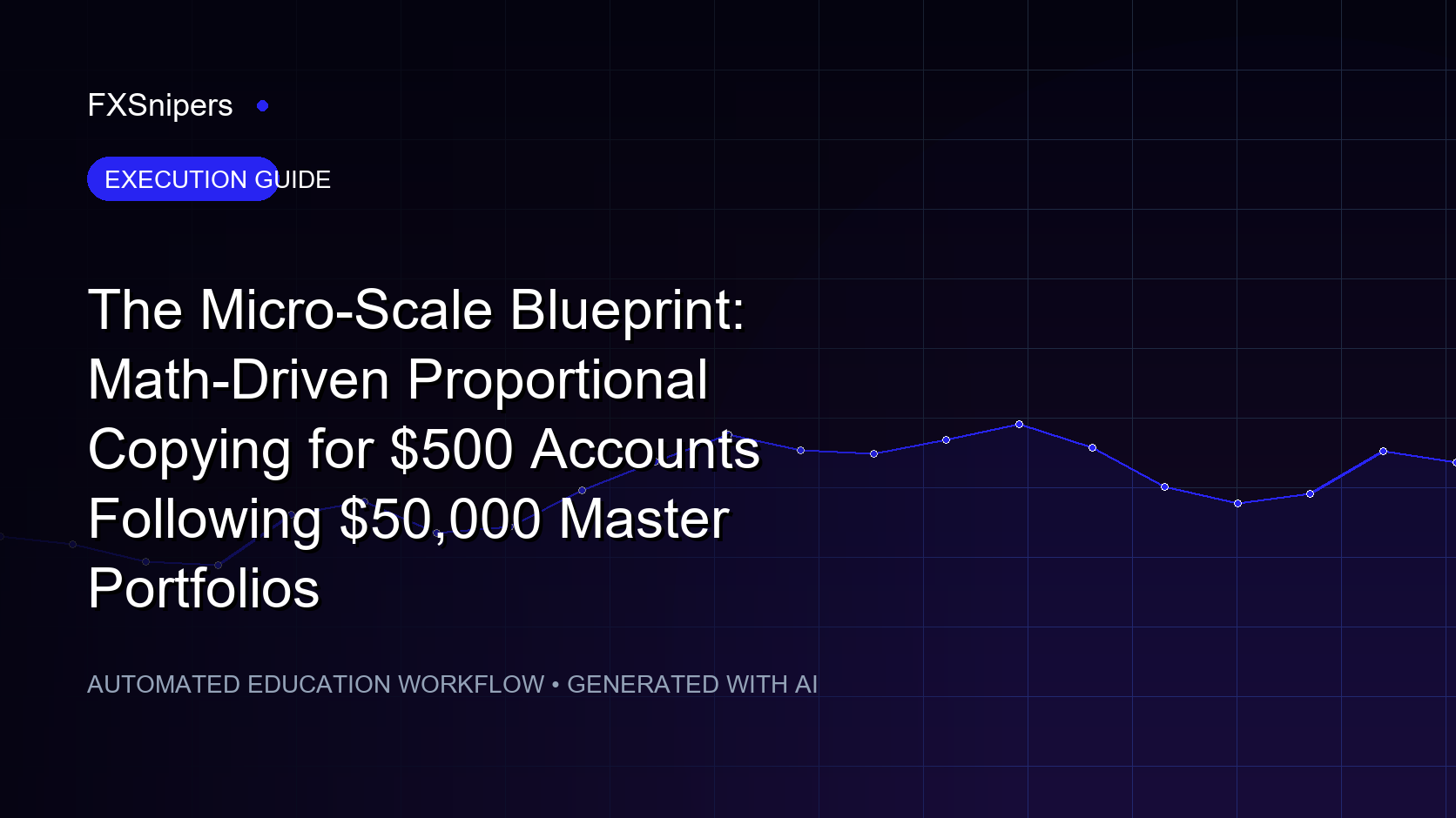 The Micro-Scale Blueprint: Math-Driven Proportional Copying for $500 Accounts Following $50,000 Master Portfolios