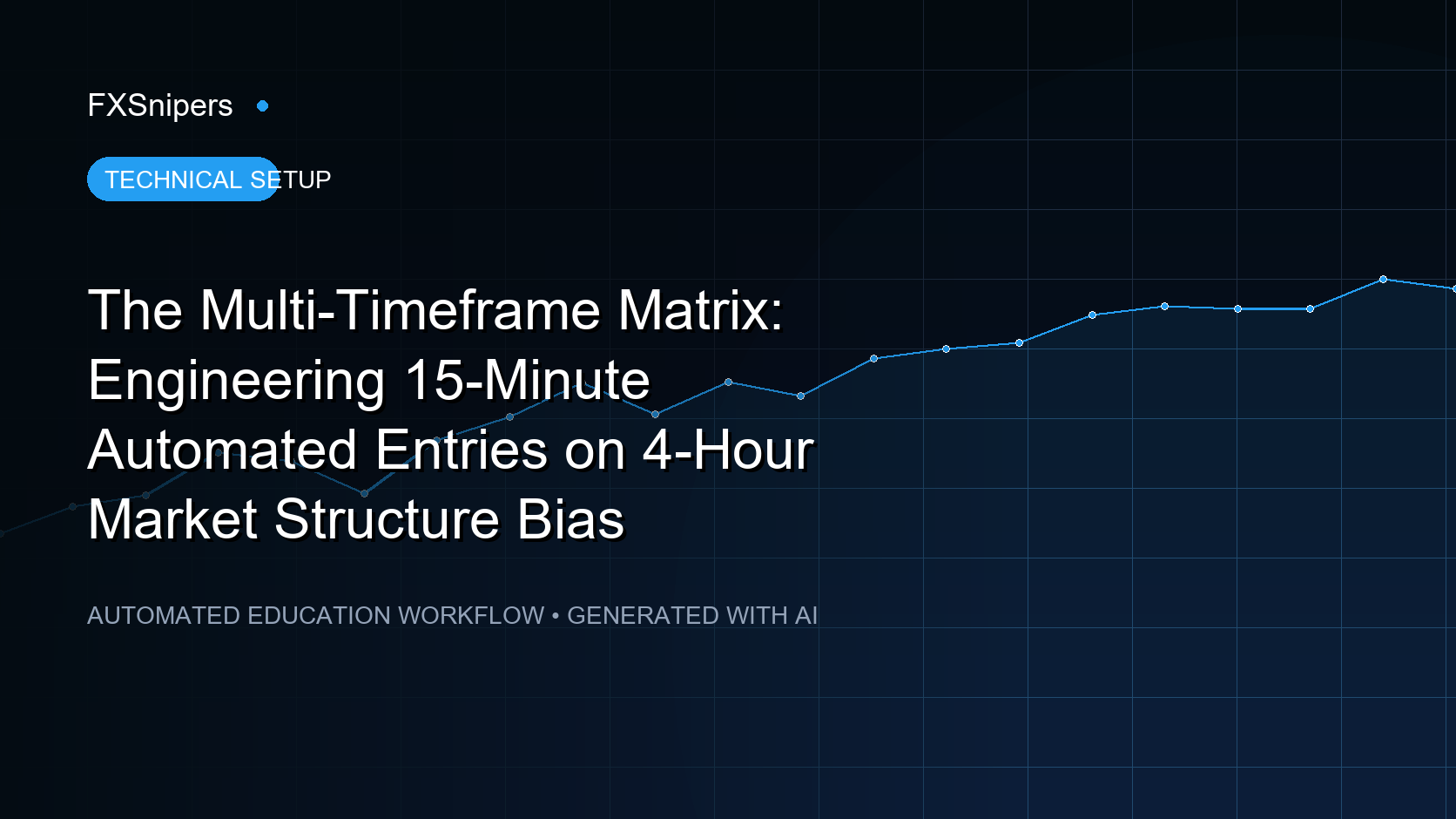 The Multi-Timeframe Matrix: Engineering 15-Minute Automated Entries on 4-Hour Market Structure Bias