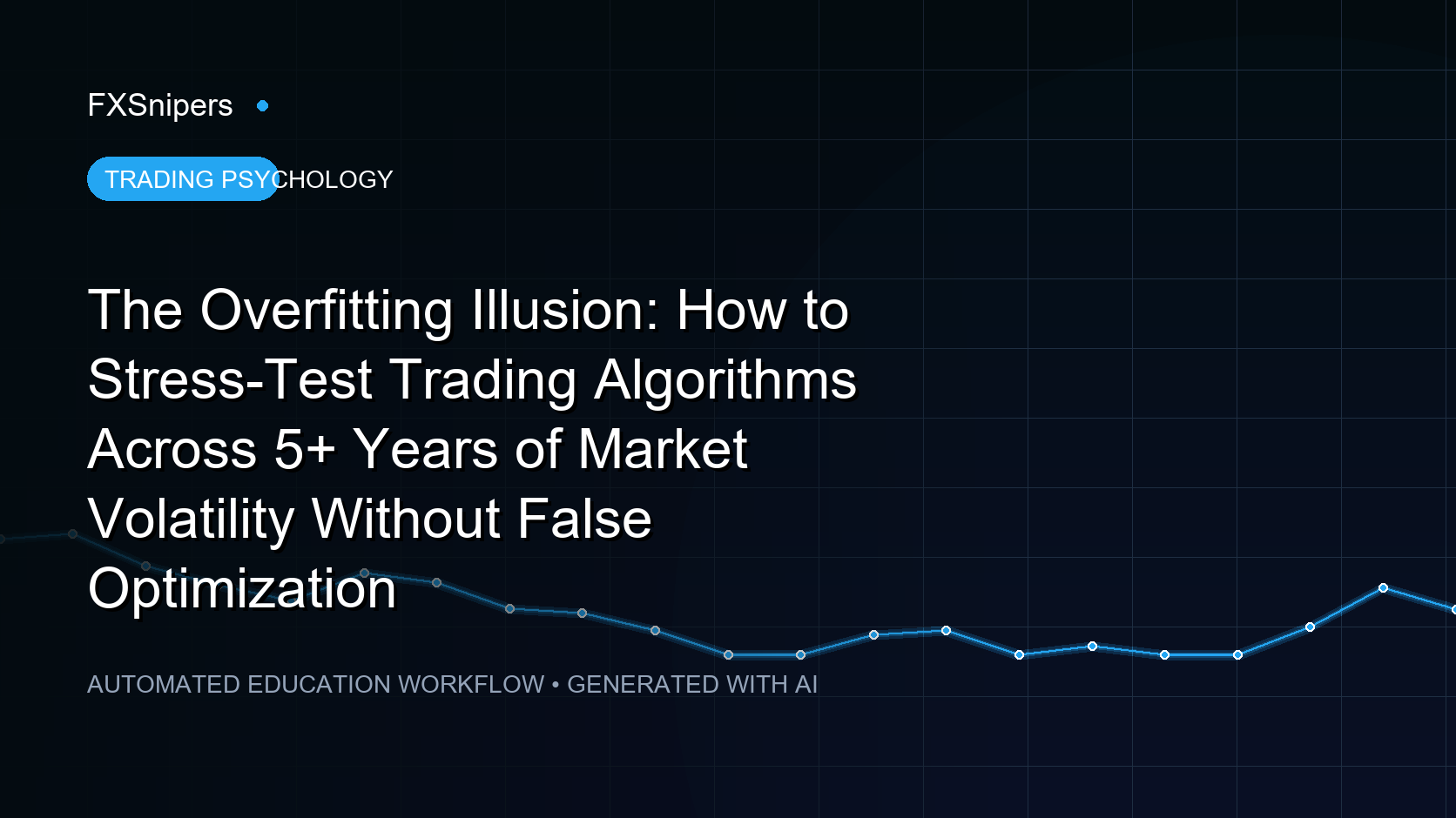 The Overfitting Illusion: How to Stress-Test Trading Algorithms Across 5+ Years of Market Volatility Without False Optimization