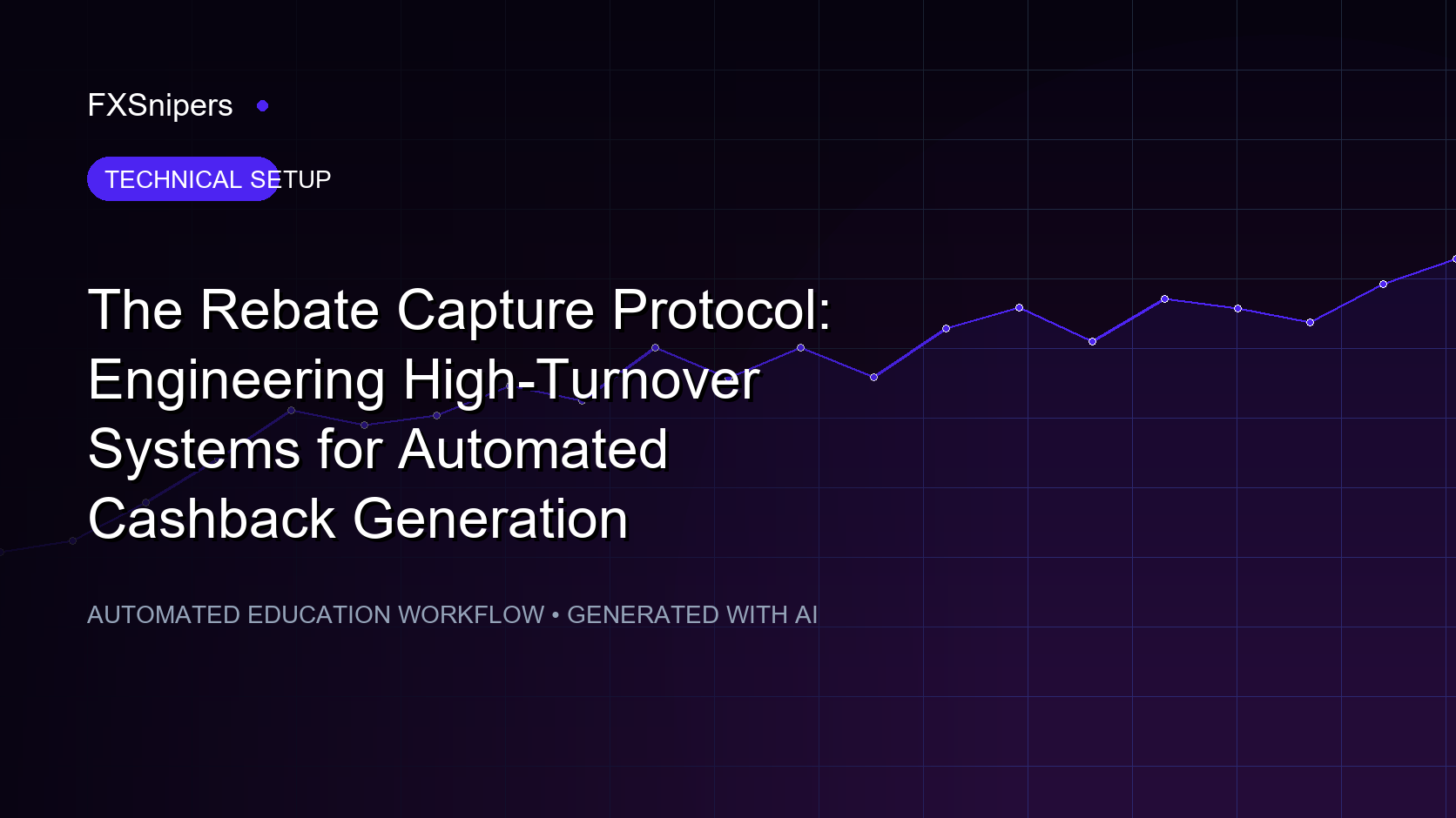 The Rebate Capture Protocol: Engineering High-Turnover Systems for Automated Cashback Generation