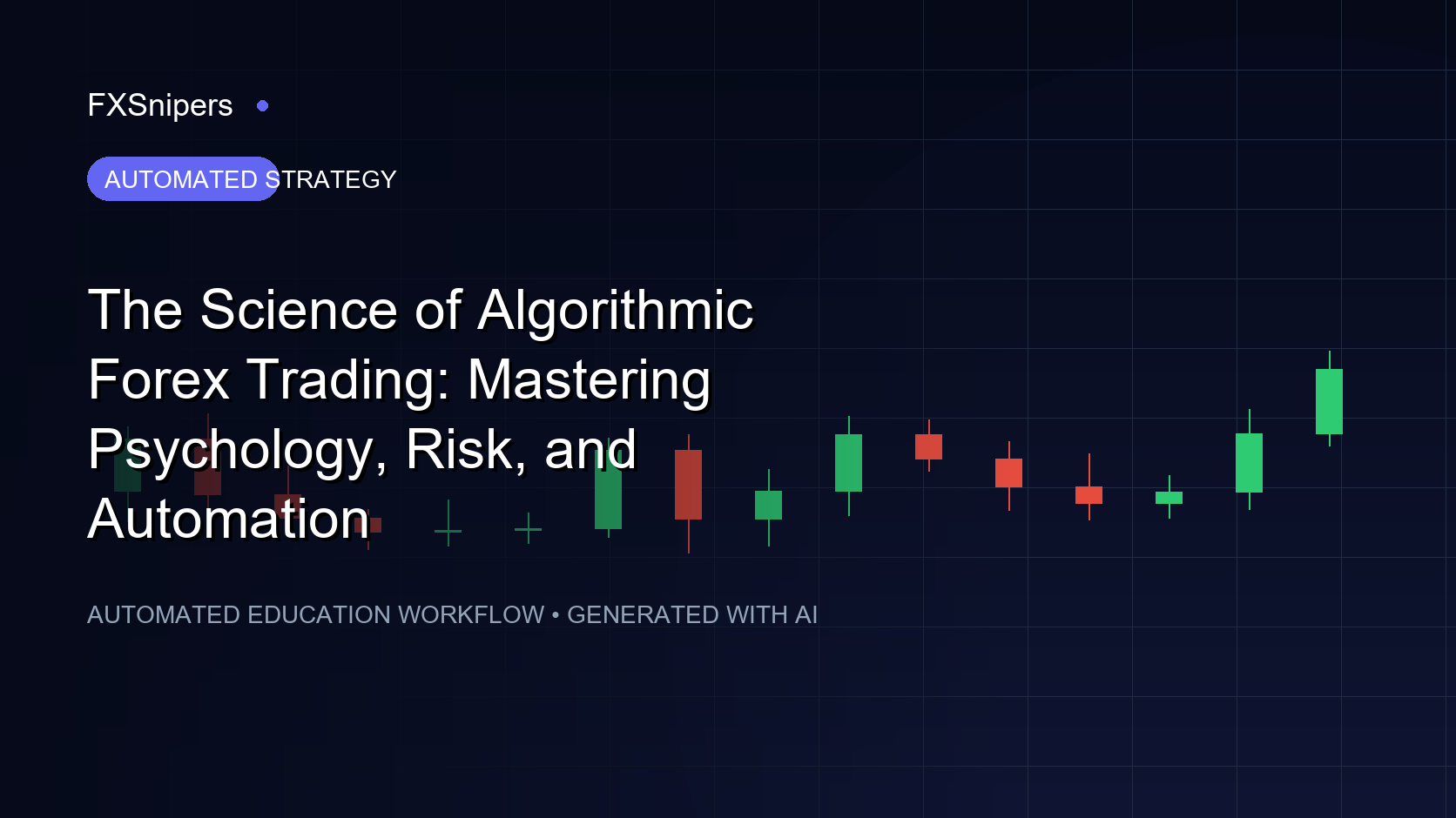 The Science of Algorithmic Forex Trading: Mastering Psychology, Risk, and Automation