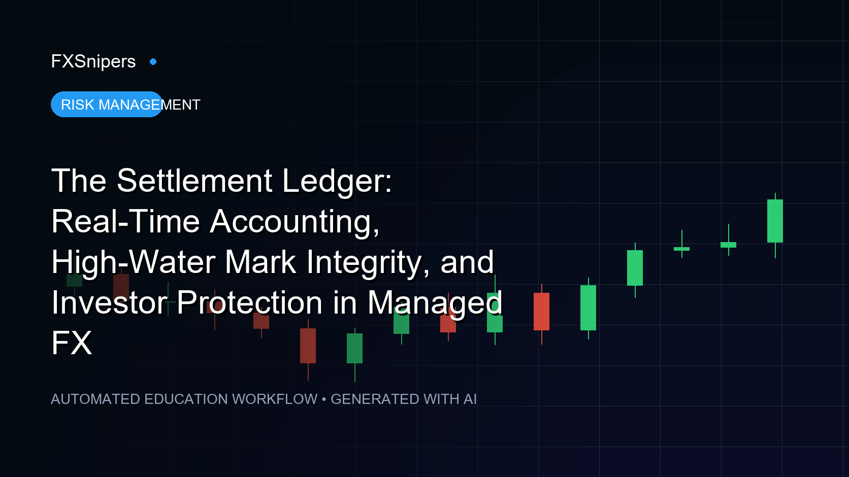 The Settlement Ledger: Real-Time Accounting, High-Water Mark Integrity, and Investor Protection in Managed FX