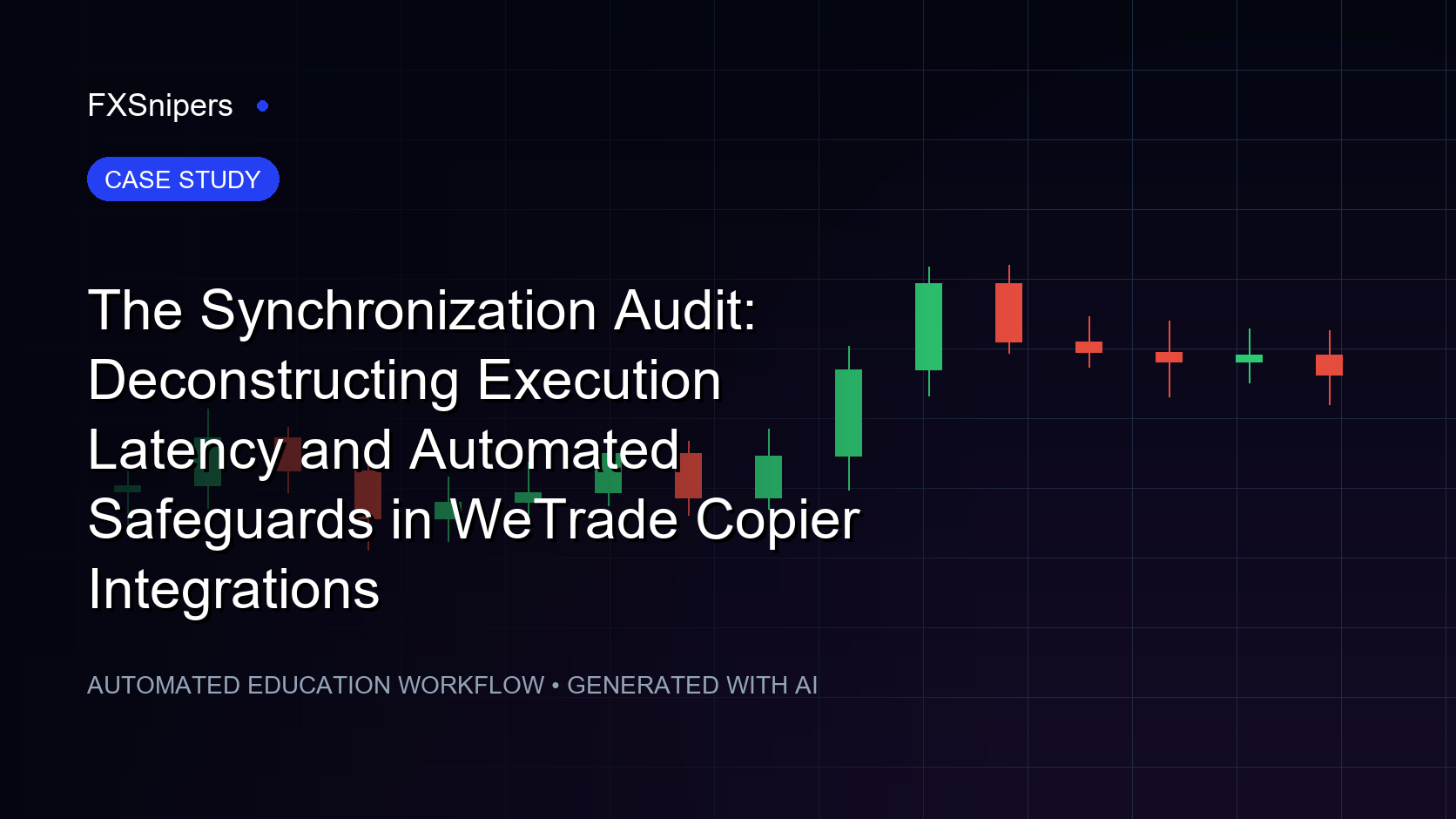 The Synchronization Audit: Deconstructing Execution Latency and Automated Safeguards in WeTrade Copier Integrations
