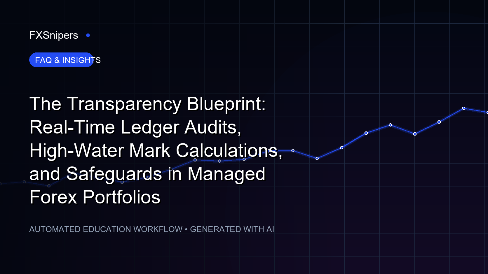 The Transparency Blueprint: Real-Time Ledger Audits, High-Water Mark Calculations, and Safeguards in Managed Forex Portfolios