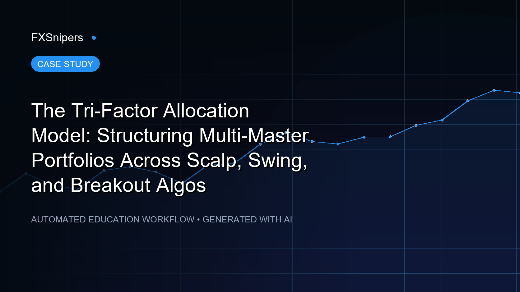 The Tri-Factor Allocation Model: Structuring Multi-Master Portfolios Across Scalp, Swing, and Breakout Algos