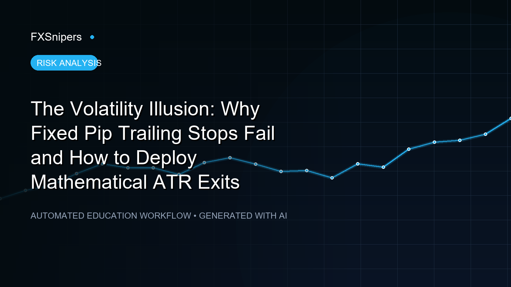 The Volatility Illusion: Why Fixed Pip Trailing Stops Fail and How to Deploy Mathematical ATR Exits