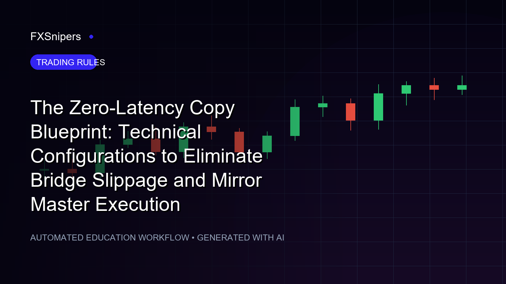 The Zero-Latency Copy Blueprint: Technical Configurations to Eliminate Bridge Slippage and Mirror Master Execution
