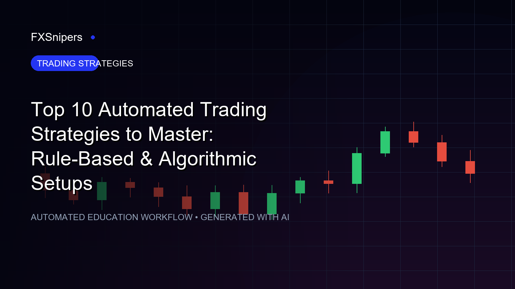 Top 10 Automated Trading Strategies to Master: Rule-Based & Algorithmic Setups