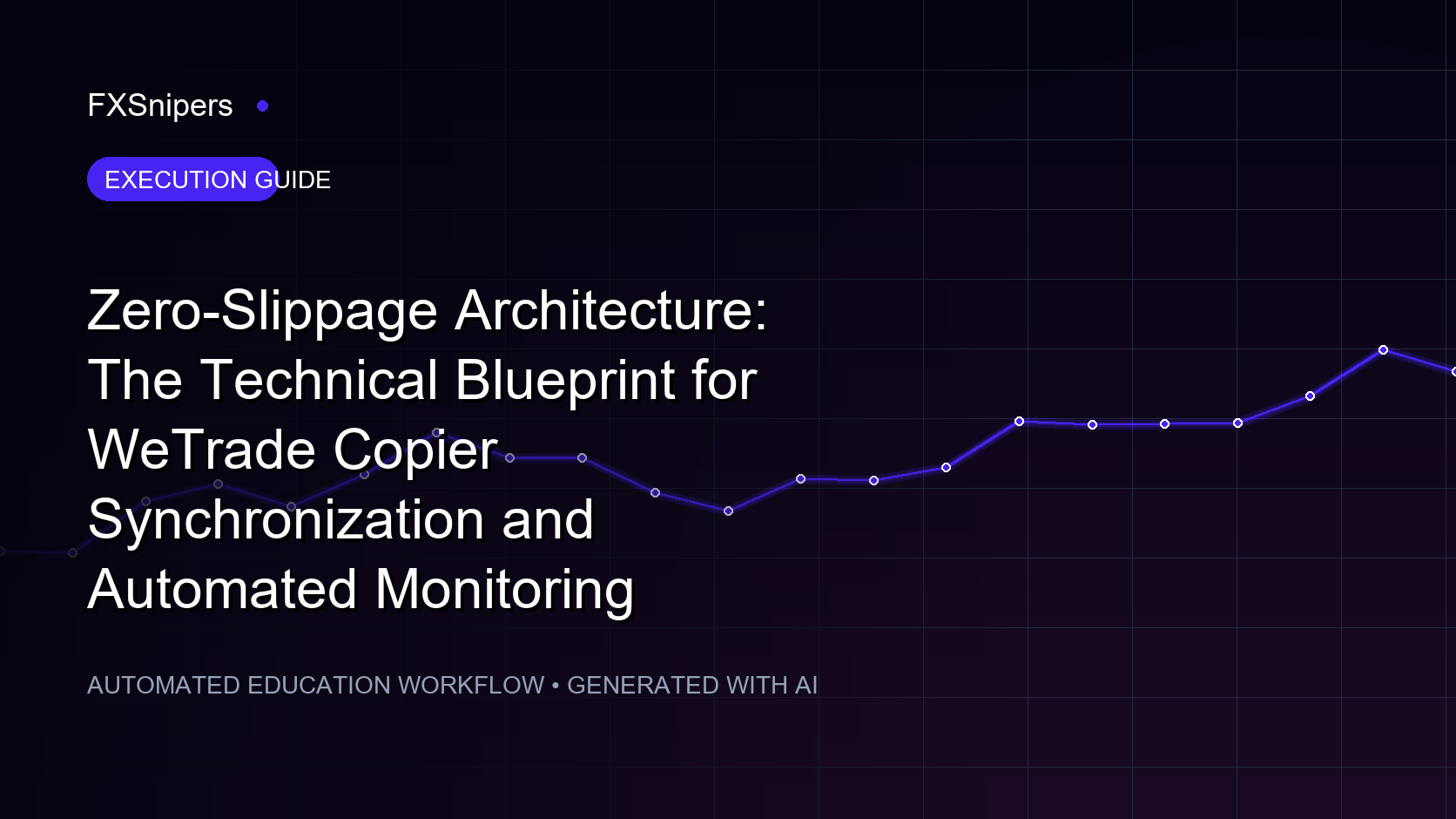 Zero-Slippage Architecture: The Technical Blueprint for WeTrade Copier Synchronization and Automated Monitoring