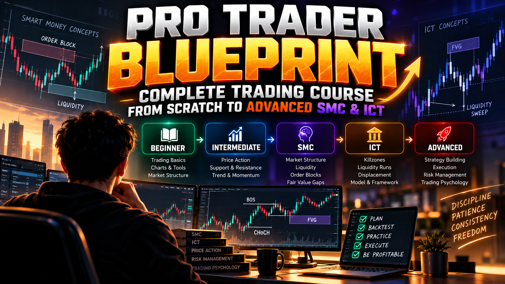 Pro Trader Blueprint: Complete Trading Course from Scratch to Advanced SMC & ICT