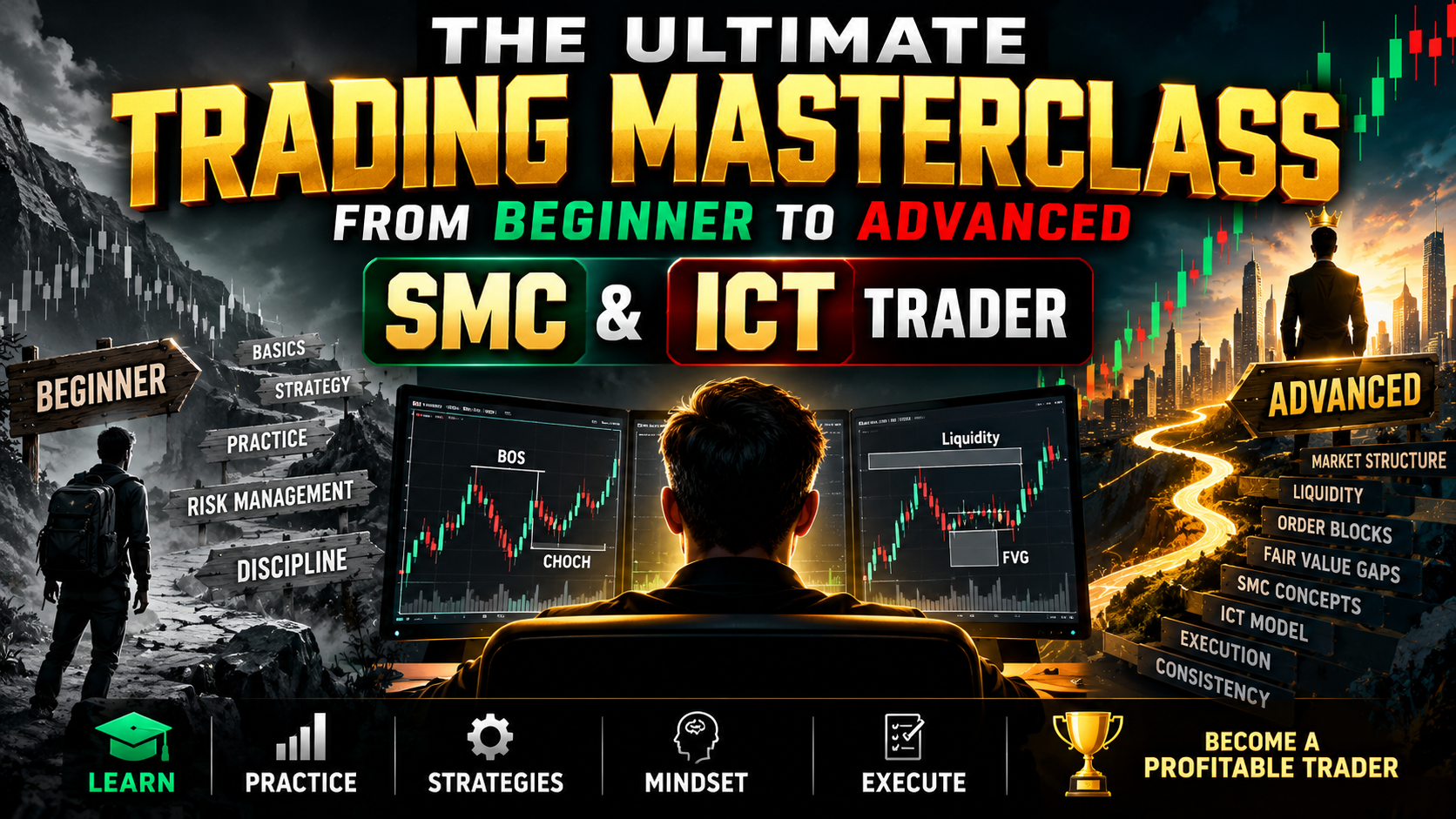 The Ultimate Trading Masterclass: From Beginner to Advanced SMC & ICT Trader